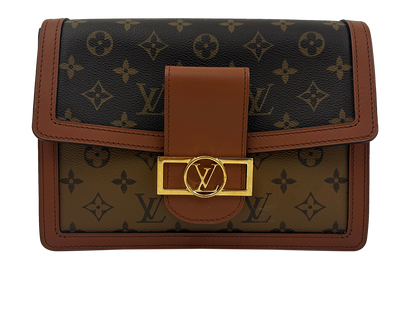 Dauphine MM, 1.890&euro;, Bolso, Marrón, Canvas - General, Vista frontal